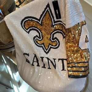 Saints Jersey 41 sequin Dress. One Size.